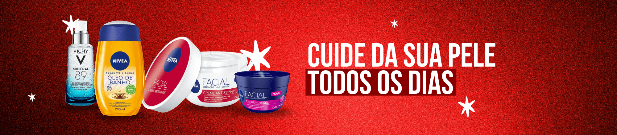 Cuide da sua pele todos os dias