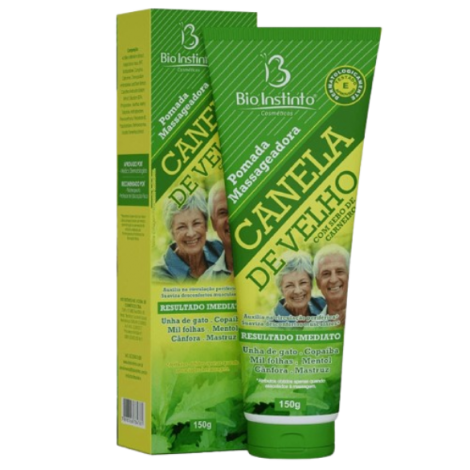 CANELA DE VELHO C/SEBO DE CARNEIRO  GEL 150G