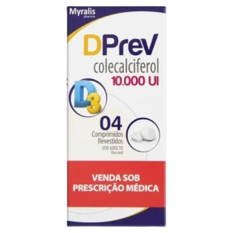 Dprev 10.000 UI 4 comprimidos