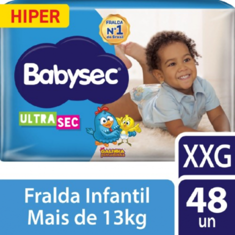 FRALDA BABYSEC HIPER ULTRA XXG  52 UN