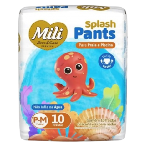 FRALDA MILI PANTS SPLASH P/M