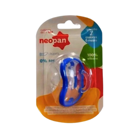 NEOPAN CHUPETA NPN SIL ORTO 2 REF 4061 AZUL CH BL X 1UN