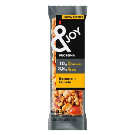 &JOY BARRA DE CEREAL PROTEIN NUTZ BANANA E CANELA 35 G x 1