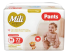 FRALDA MILI PANTS MEGA M  C/72 UN