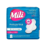 ABSORVENTE MILI C/ABAS C/8UN PRO.TOTAL SUAVE
